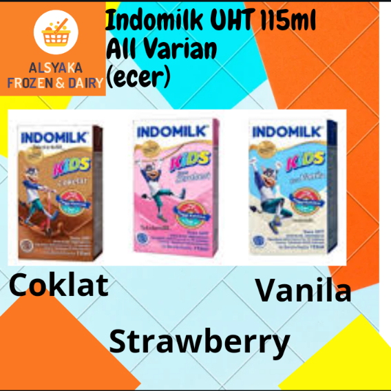 

Indomilk Susu UHT 115ml All Varian (Ecer)