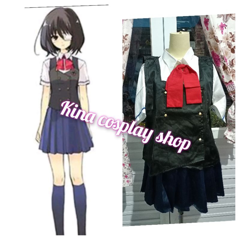 Another Mei Misaki Seifuku ver Cosplay Costume Anime Female