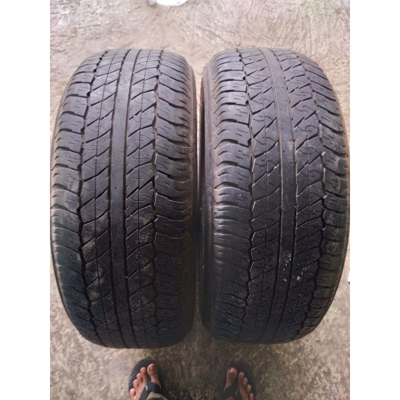 PROMO BAN MOBIL SECOND COPOTAN FORTUNER PAJERO ( 2 PCS ) UKURAN 265/60 R18 MERK DUNLOP GRANTREK AT20