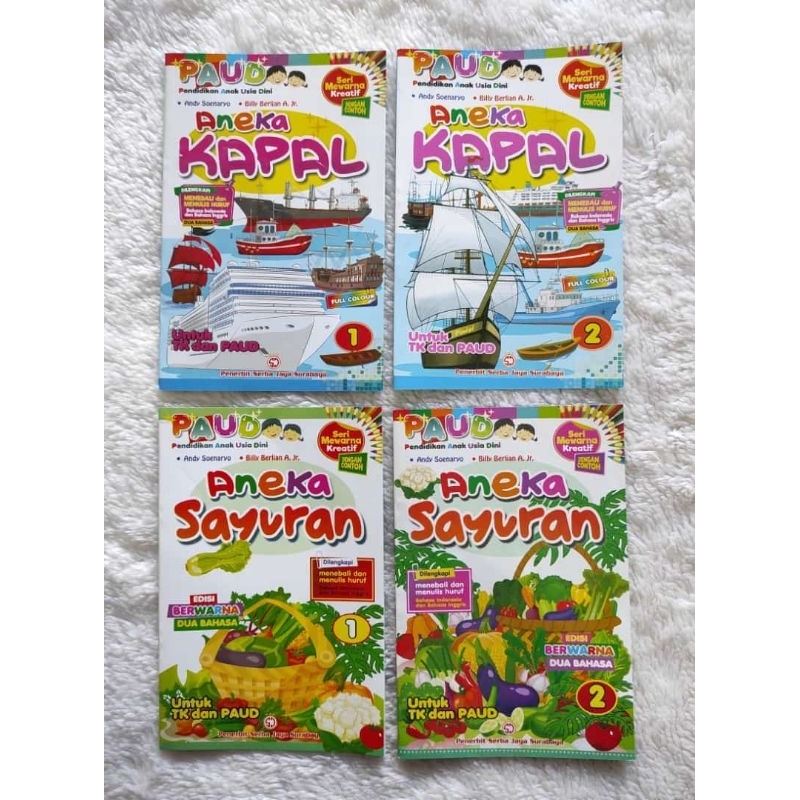 

BUKU PAUD FULL CLOUR SEKOLAH/ BUKU ANAK/ BUKU BELAJAR ANAK