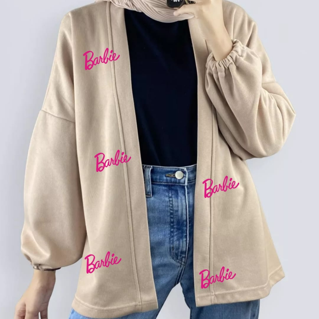 HF - CARDIGAN EMMA BARBIE / CARDIGAN WANITA KEKINIAN