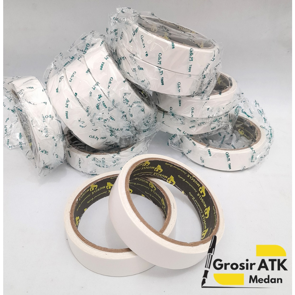 

DOUBLE TAPE murah Muscle Tape/isolasi bolak balik/solasi/SELOTIP