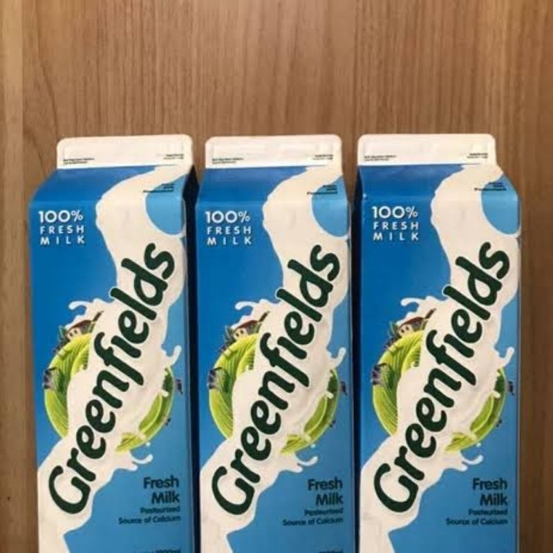 

FRESH MILK susu greenfields kemasan Tanpa TUTUP 1 Liter rasa full cream | susu starbucks | susu sehat | susu untuk kopi | susu eceran | susu segar | horeka pack | food service |