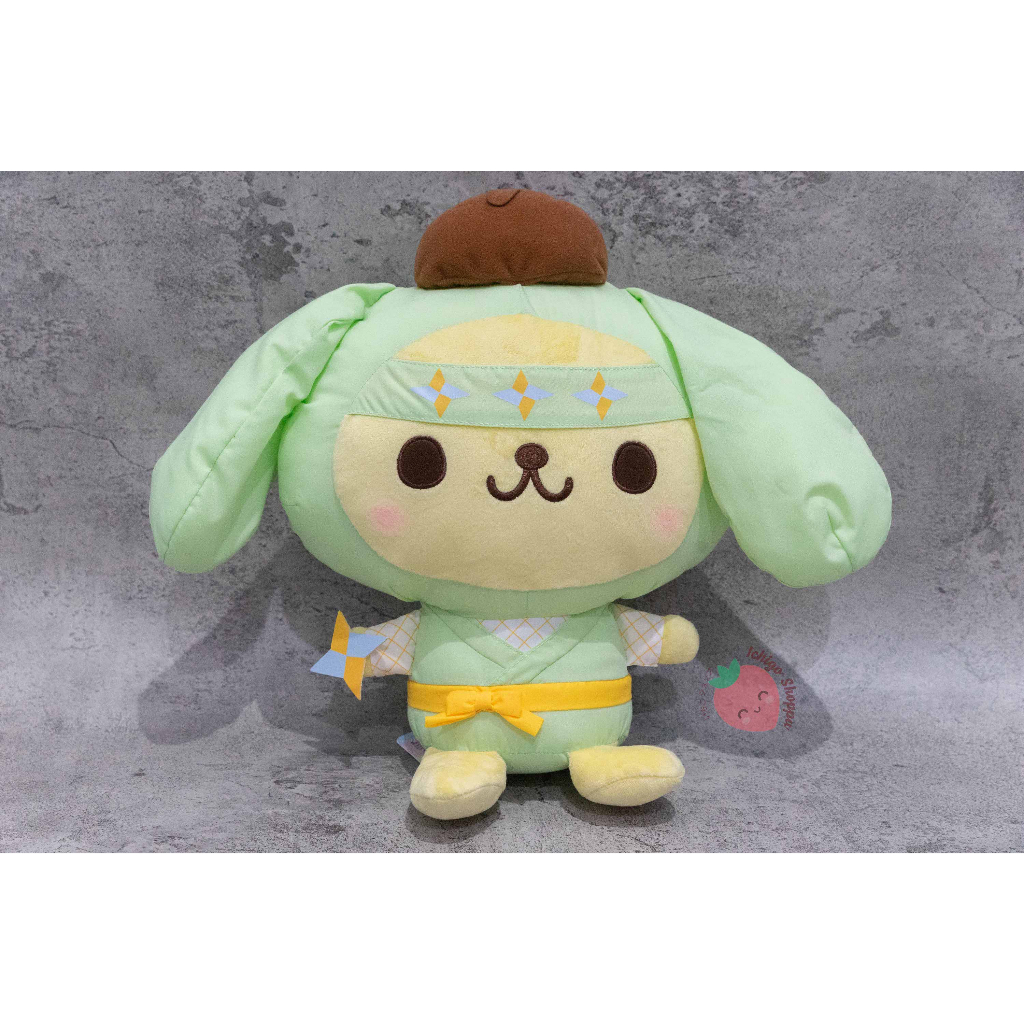 Sanrio Characters Yurukawa Special Ninja Pompompurin Plush Doll SEGA