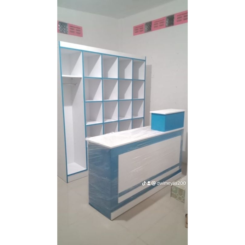 Satu Paket Meja Laundry Dan Rak Laundry