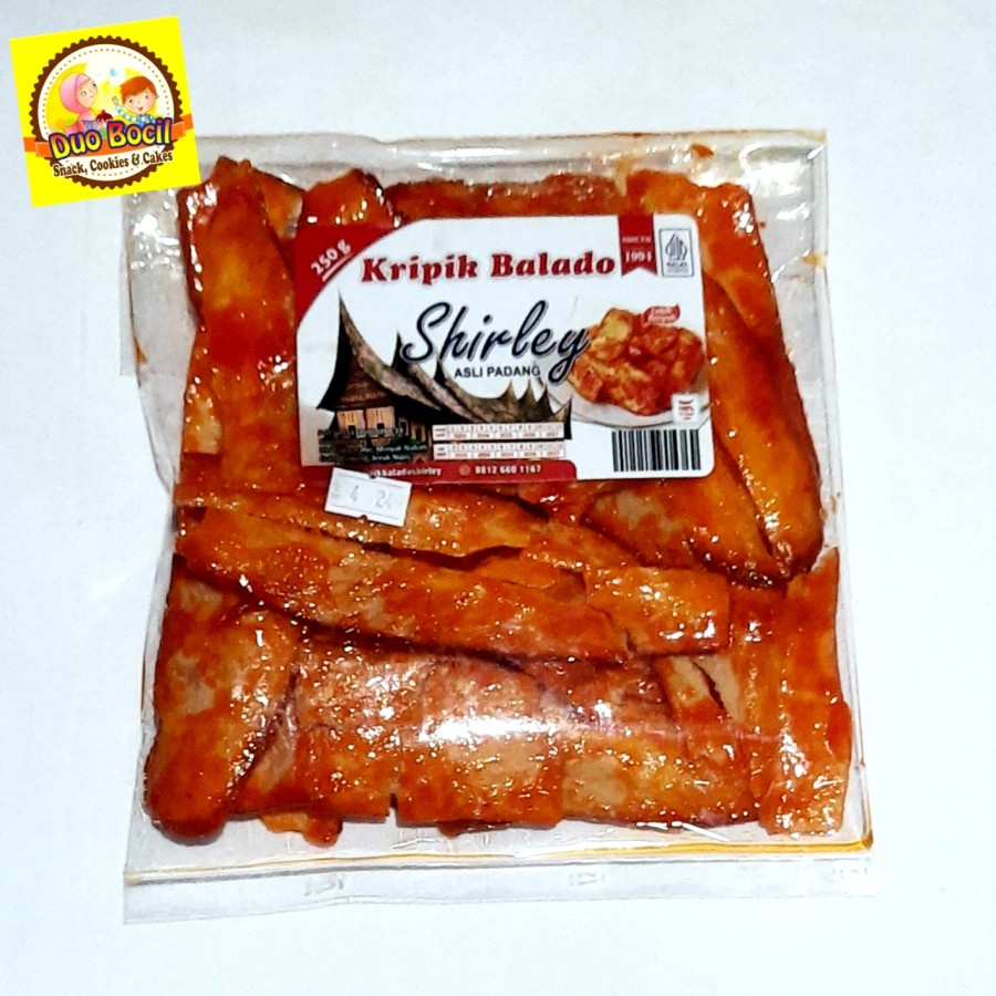 

SHIRLEY Keripik Singkong Balado Pedas 250 Gram - Duo Bocil Snack