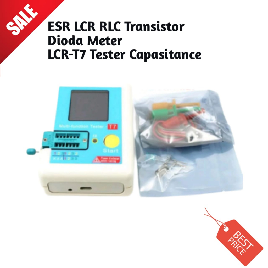 ESR LCR RLC Transistor Dioda Meter LCR-T7 Tester