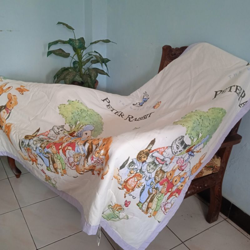 Selimut Peter Rabbit (Real pict, foto sendiri)