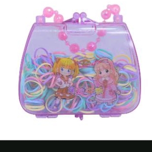 karet kuncir rambut anak dgn tas