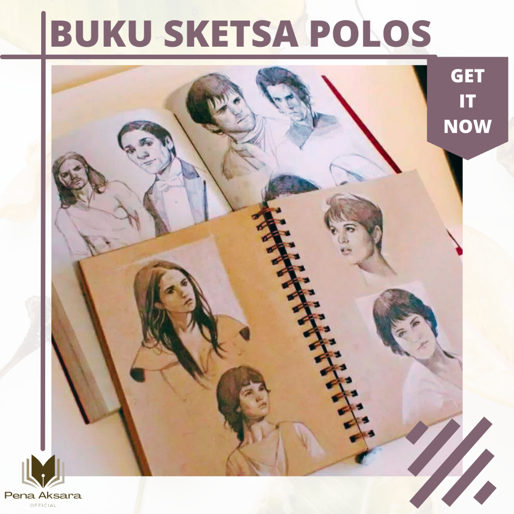 

Buku Sketsa A5 dan A6 Polos Vintage Ideal untuk Menggambar dan Mencatat