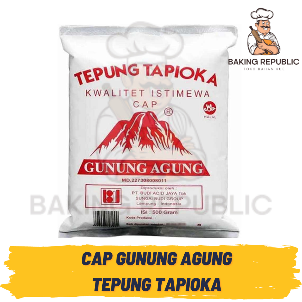 

CAP GUNUNG AGUNG | TEPUNG TAPIOKA | 500 GRAM