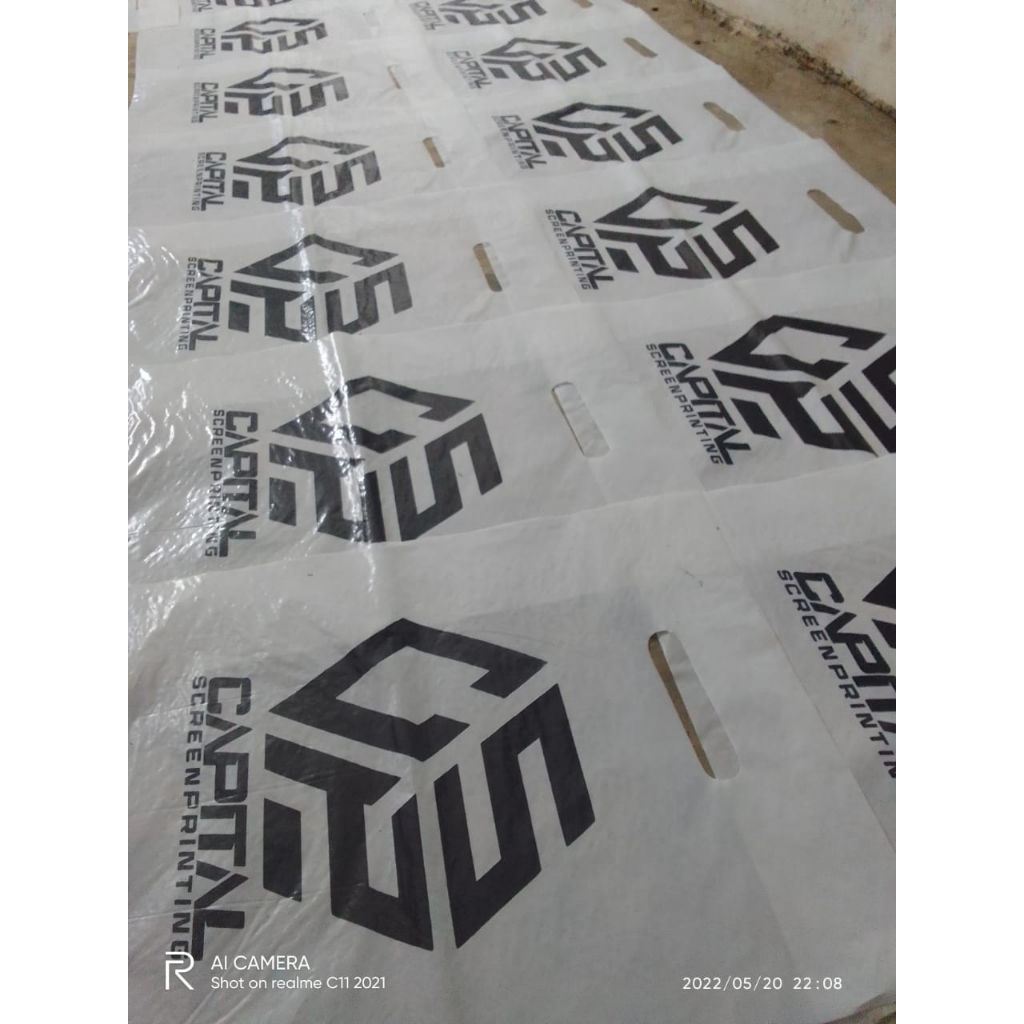 Plastik sablon packing / sablon plastik olshop