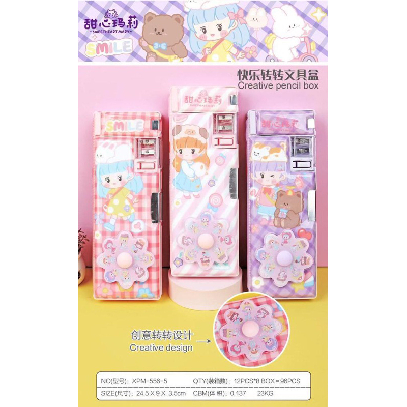 

TEMPAT PENSIL MAGNET SPINNER / STIRRING MOMO 556-5