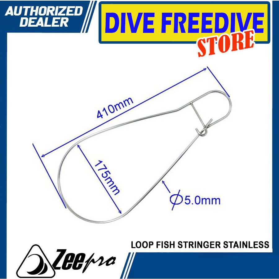 Loop Fish Stringer Zeepro Stainless Stell 304 Accessories Aksesoris Spearfishing Panah Ikan Spearo A
