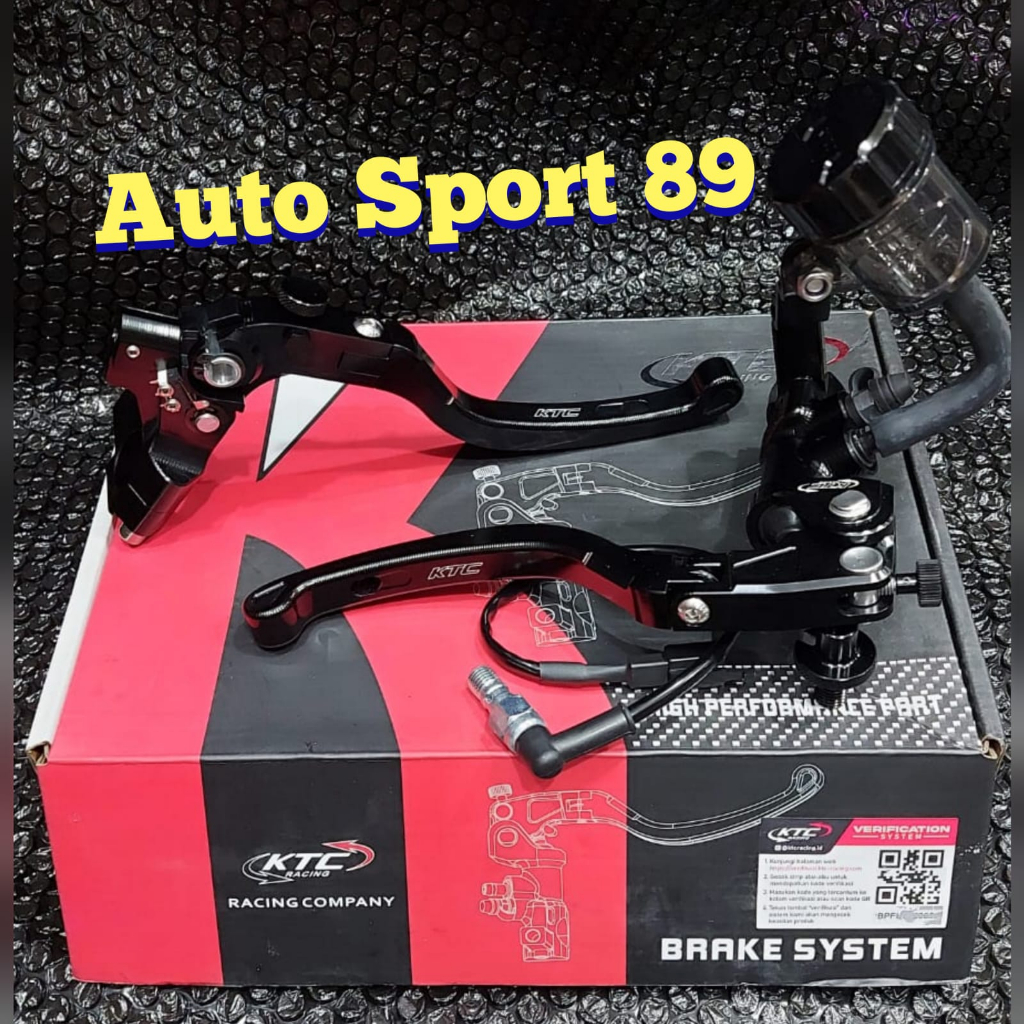 Master Rem Ktc radial 105 + Handle kiri kopling Vario Ninja Aerox King Mio Satria Sonic R15 R25 vixi