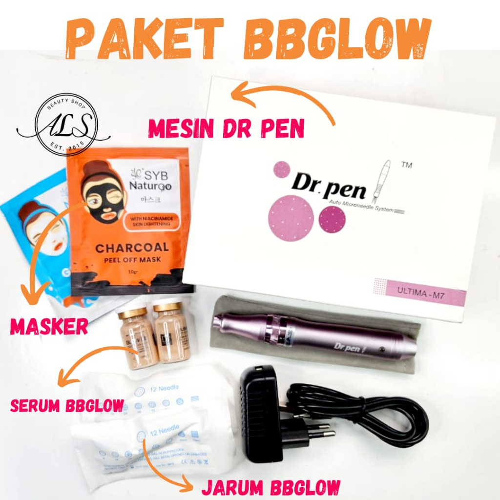 Paket BB GLOW DR PEN / PAKET BB GLOW LENGKAP MURAH BESERTA CARA PAKAINYA