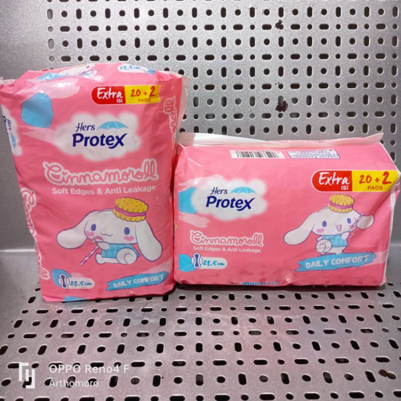 Hers protex Cinnamoroll 23,5CM 20+2 PADS/Hers protex DAILY COMFROT/Hers protex Cinnamoroll PINK