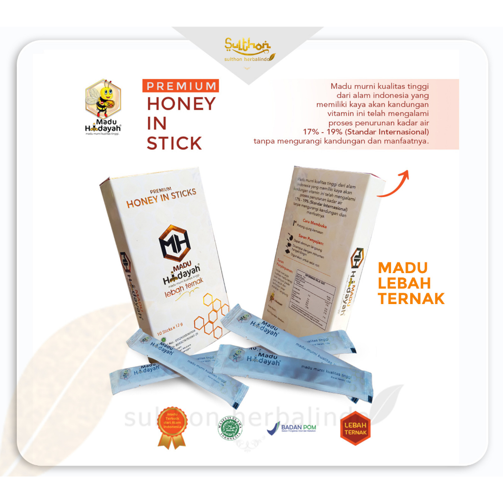 

MADU STICK PREMIUM LEBAH TERNAK ISI 10