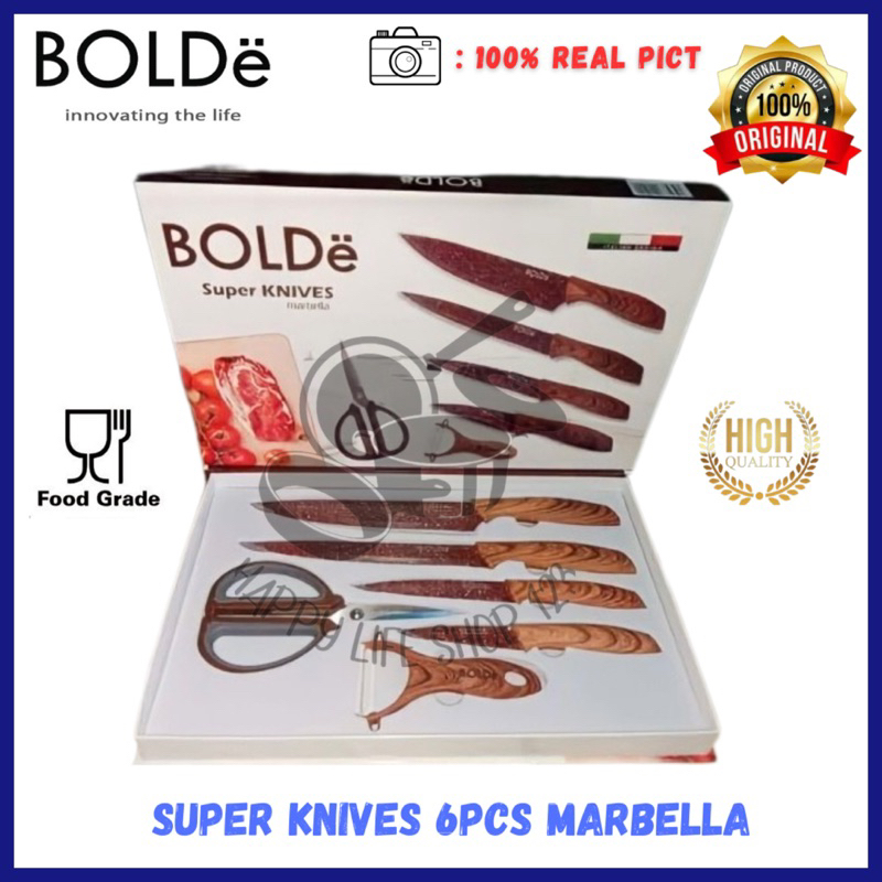 BOLDE Super Knives Marbella/Pisau Set BOLDE Marbella