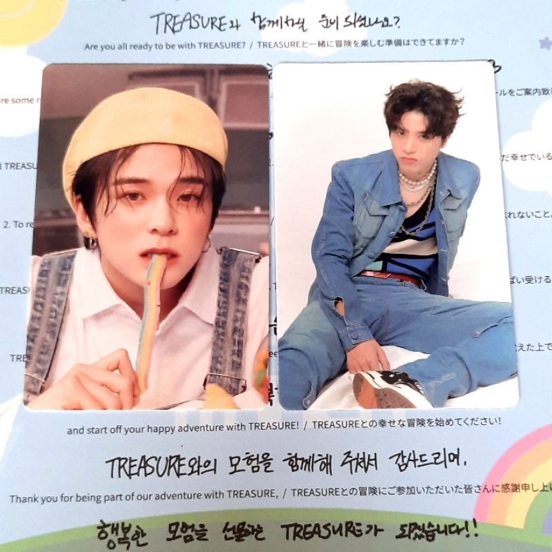 [OFFICIAL] PC Photocard Treasure Asahi MD Pop Up (Pc Asahi Yupi)