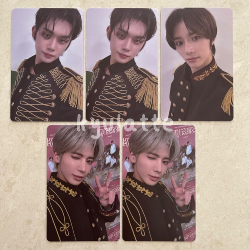 (ready stock) txt lucky draw asm act: sweet mirage ld temptation yeonjun beomgyu taehyun photocard p