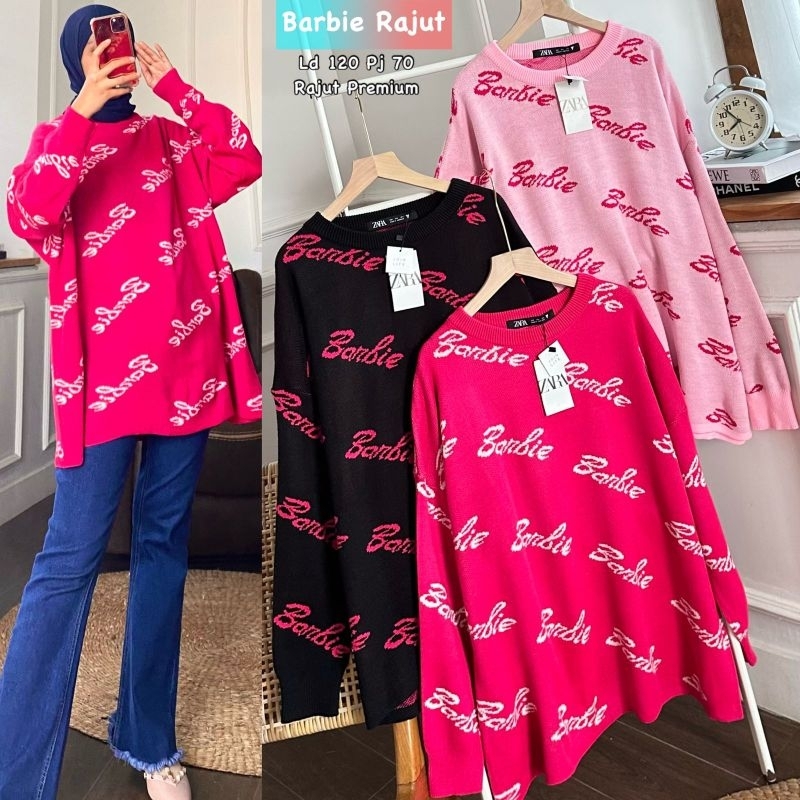 ATASAN RAJUT PREMIUM JUMBO / Barby Rajut