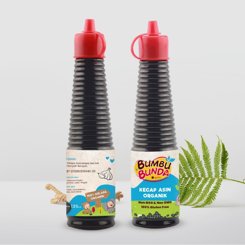 

PROMO Bumbu Bunda Elia Kecap Manis Organik Kecap Asin Organik HALAL MUI Kecap Slow Cooker Kecap MPASI Kecap Non MSG