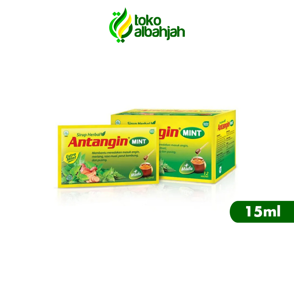 

Antangin Mint Sirup Herbal 15ml - dg Sensasi Menyegarkan