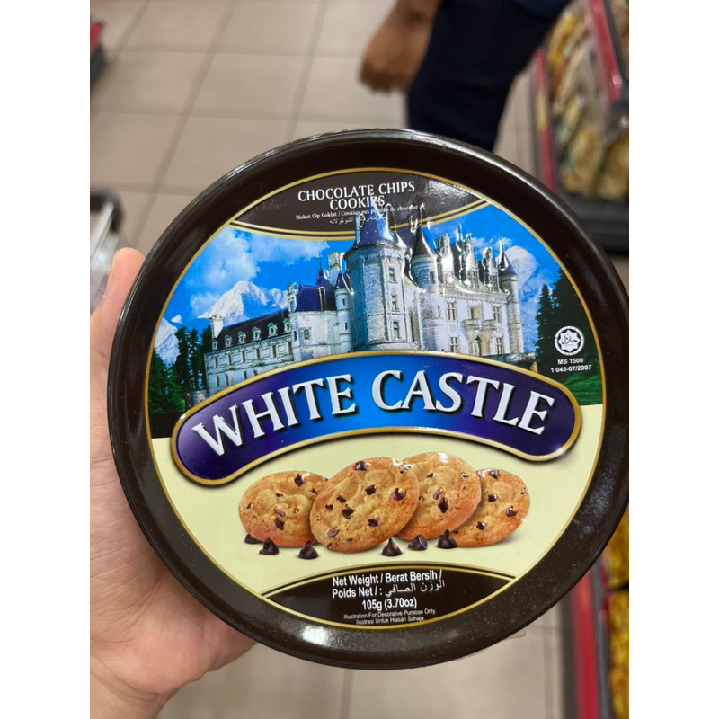 

Cemilanbintan ( White Castle cookies choco Kaleng bulat)