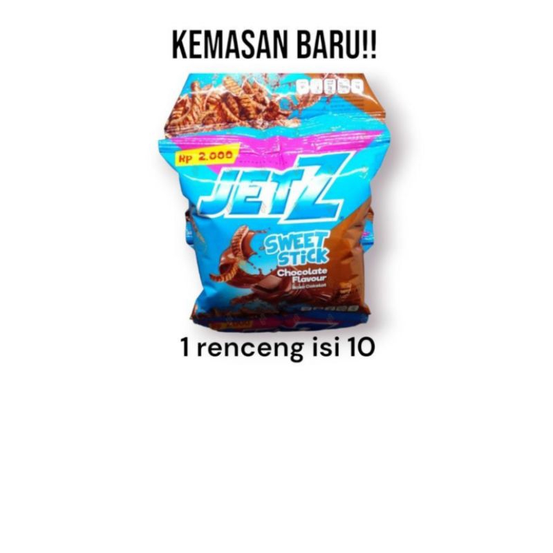 

SNACK CIKI JETZ RASA COKLAT 18 gram 1 Renteng isi 10 pcs