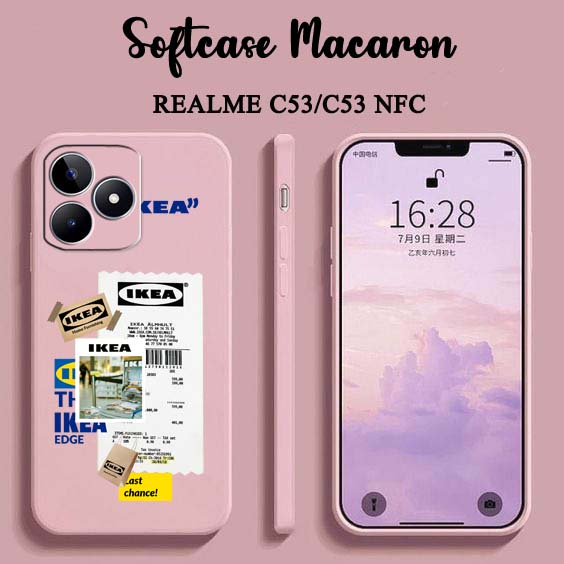 Softcase TPU Lembut Macaron [UV02] For Realme C53 Realme C53 NFC - Case HP Realme C53 Realme C53 NFC