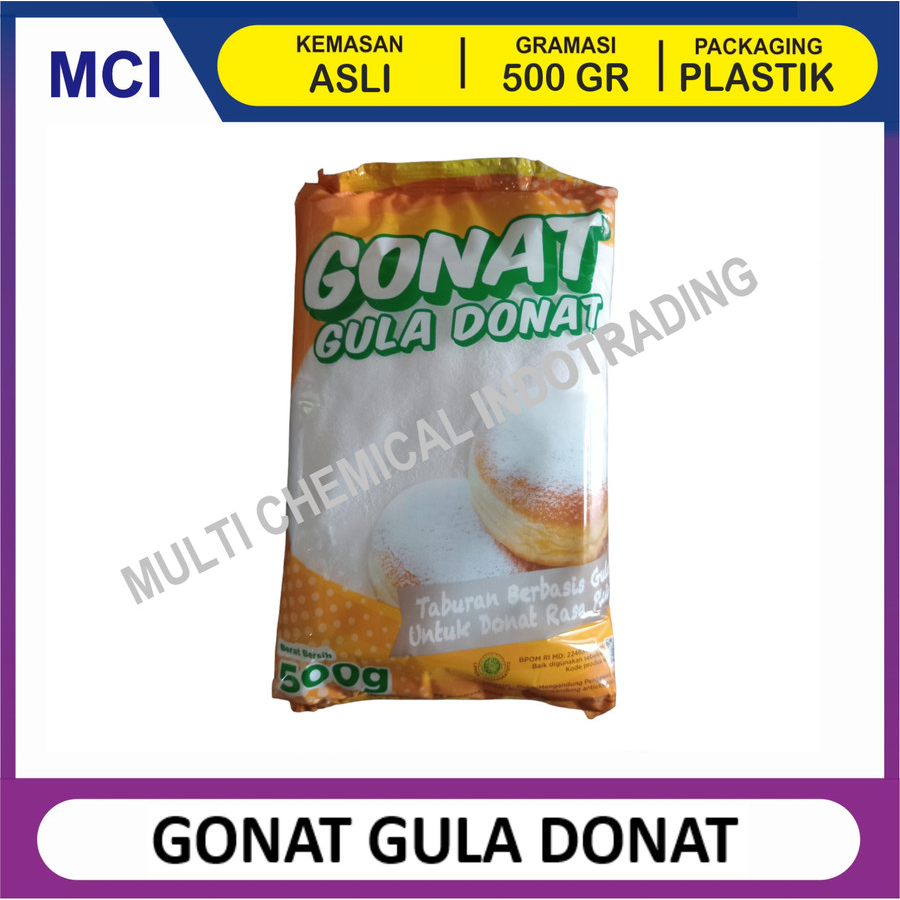 

GONAT GULA DONAT HALUS TEPUNG DINGIN GULA DONUT 500 GR