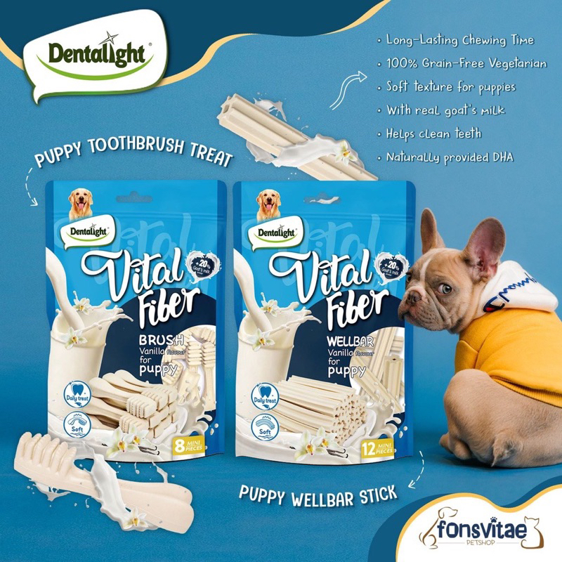 Dentalight Vital Fiber Vanilla For Puppy