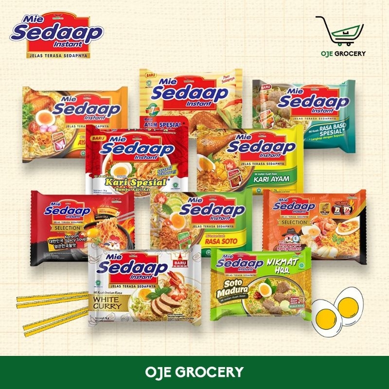

MIE INSTAN SEDAP KUAH SEMUA RASA 7 | ALL VARIANT