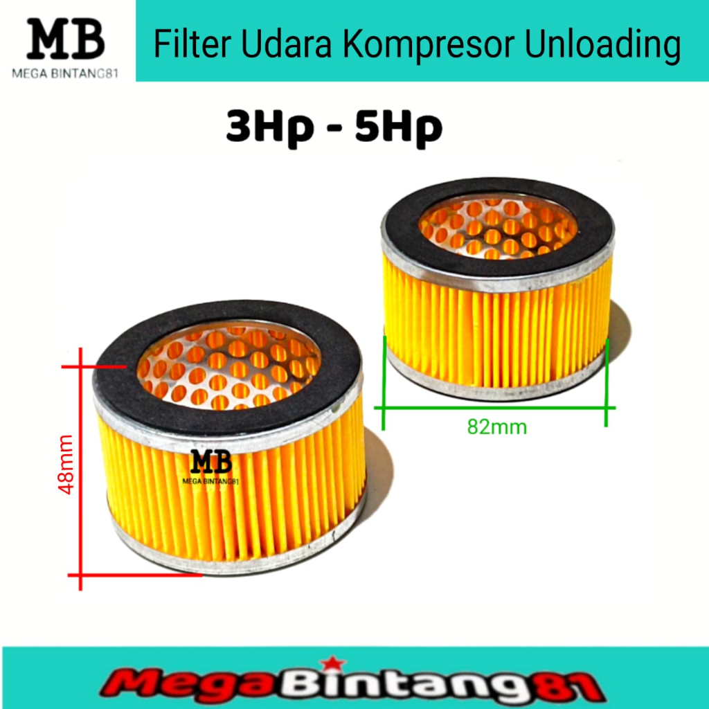 Air filter saringan udara kompresor 3-5hp saringan kompresor udara 3-5hp filter udara kompresor elem