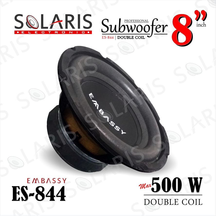 SUBWOOFER 8 Inch Watt ES-844 DOUBLE C MAGNET BSESAR