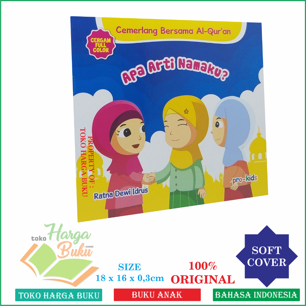 Foto Apa Arti Namaku Cemerlang Bersama Al-Quran Penerbit Pro-U Kids