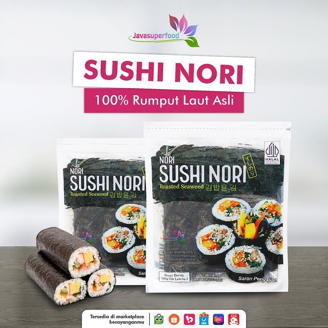 

Nori Sushi nori lembaran 10lbr 25gr