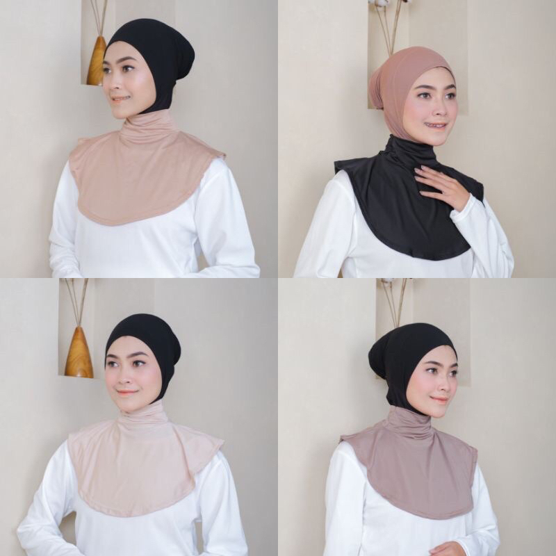 Inner Manset Leher Turtleneck || Dalaman Hijab Kaos
