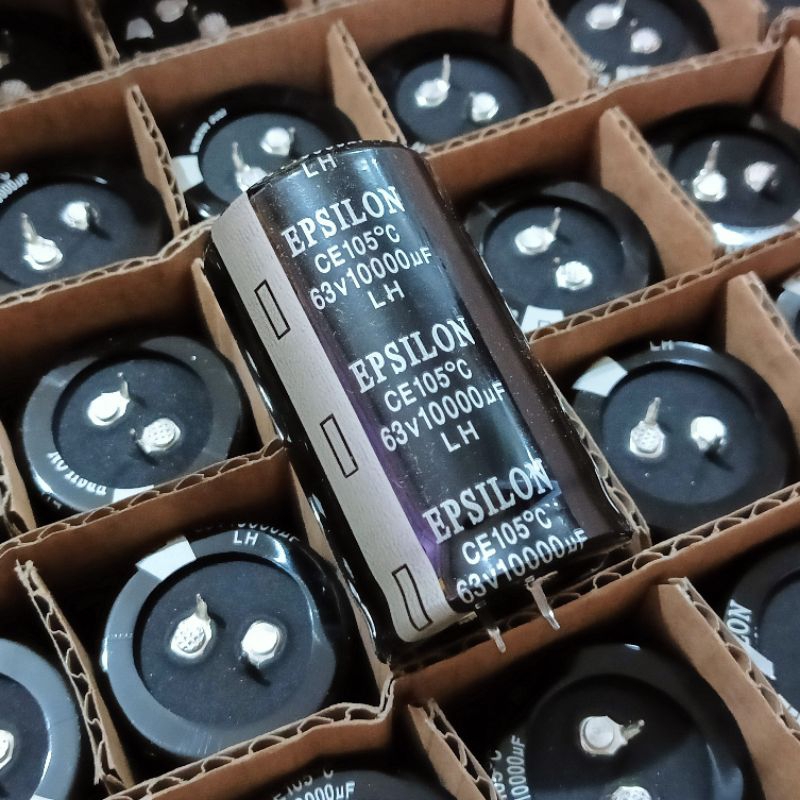 Elco Epsilon 10000uF 63V original Elko Epsilon 10000uf 63v