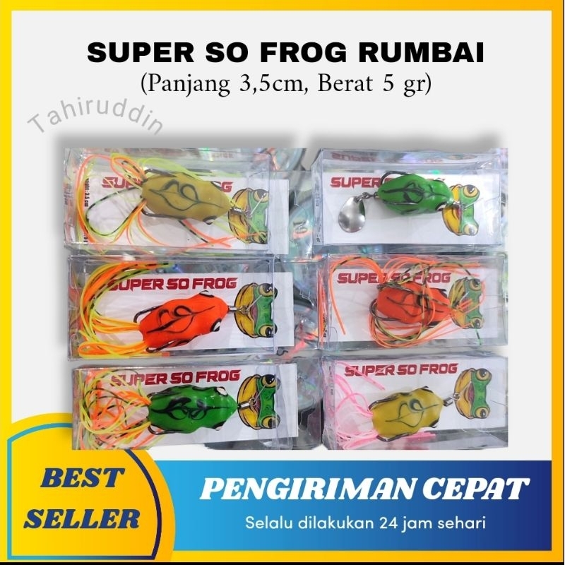 Umpan Kodok Tiruan Super Frog Rumbai