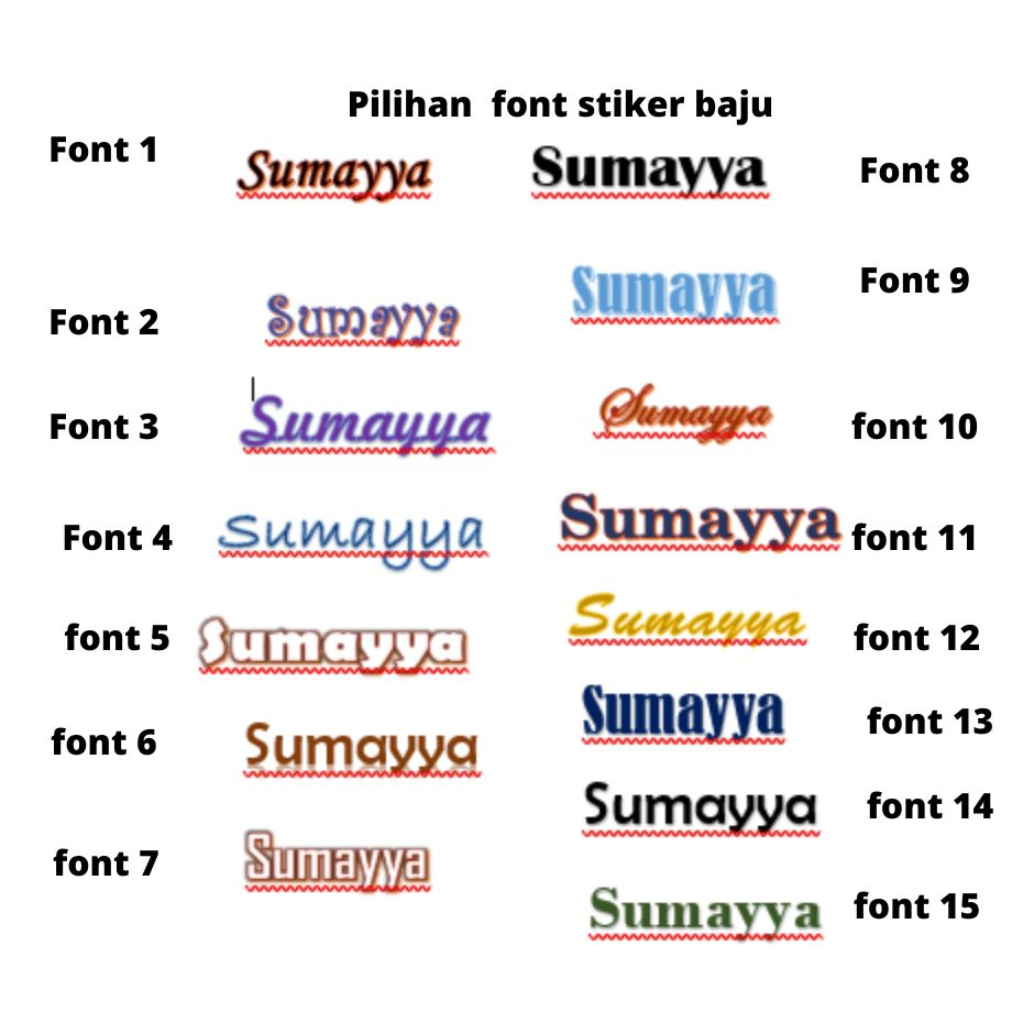 

Chanum Stiker Baju
