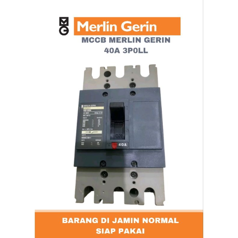 MCCB MERLIN GERIN 40A 3POLL