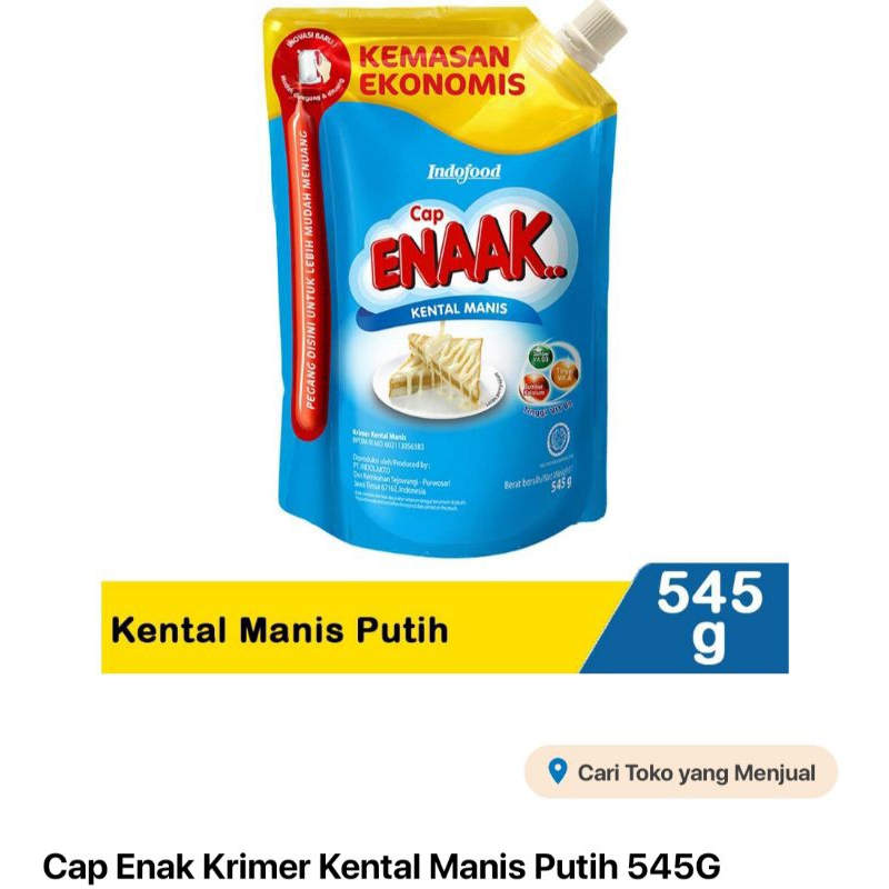 

SUSU KENTAL MANIS ENAAAK 545G