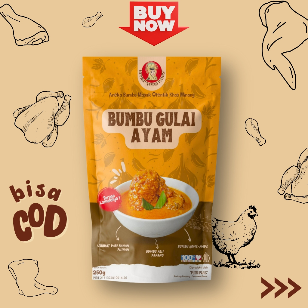 

Bumbu Gulai Ayam Khas Padang Putri Paris