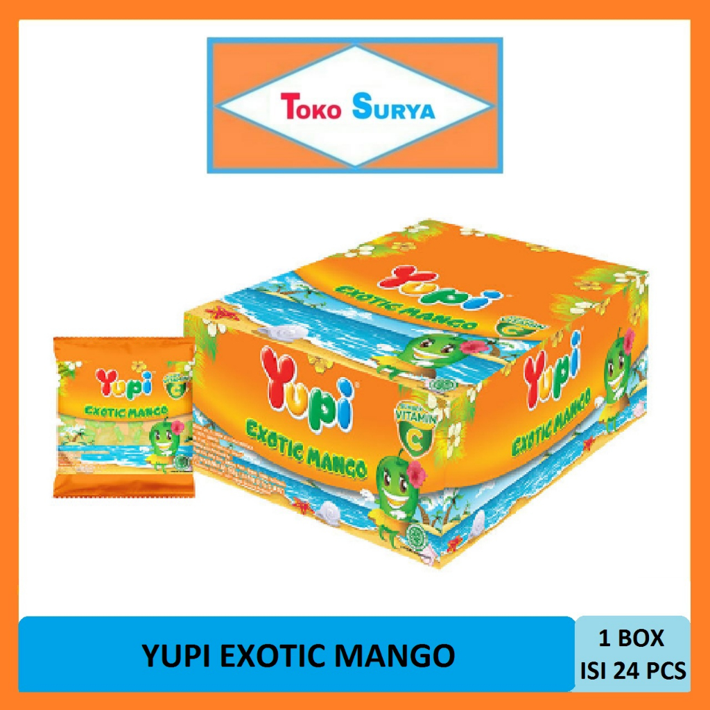 

Yupi Gummy Candies Exotic Mango 24 x 6Gr