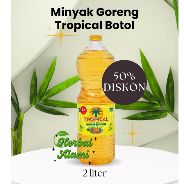 

MINYAK GORENG TROPICAL BOTOL 2 liter