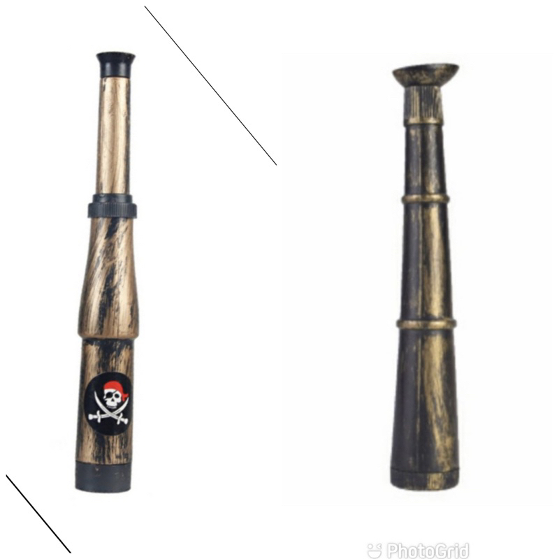 pirate telescope props costume halloween | teropong bajak laut