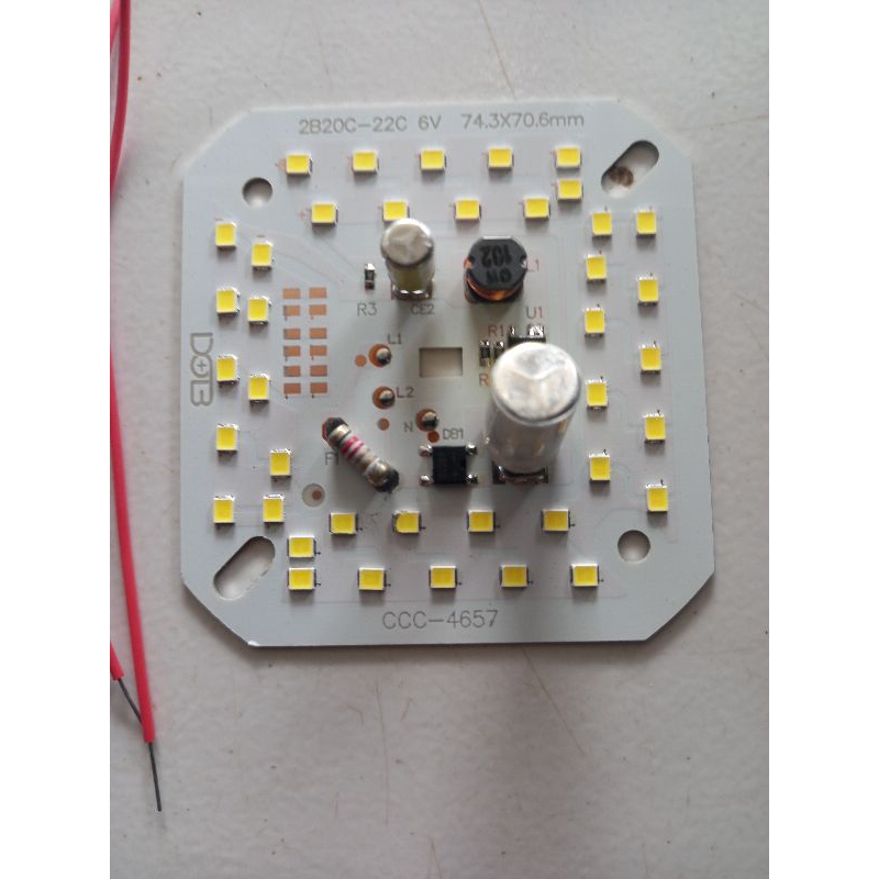 mesin lampu pcb led ac 40 watt persegi