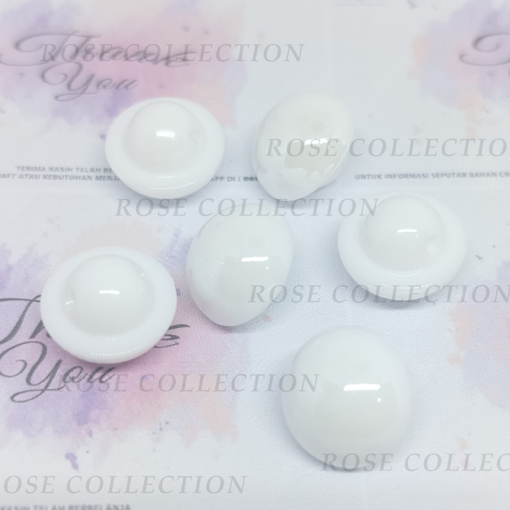 Kancing Mutiara Kilat Jamur Taiwan Baju Kebaya / Kancing Kebaya 12mm